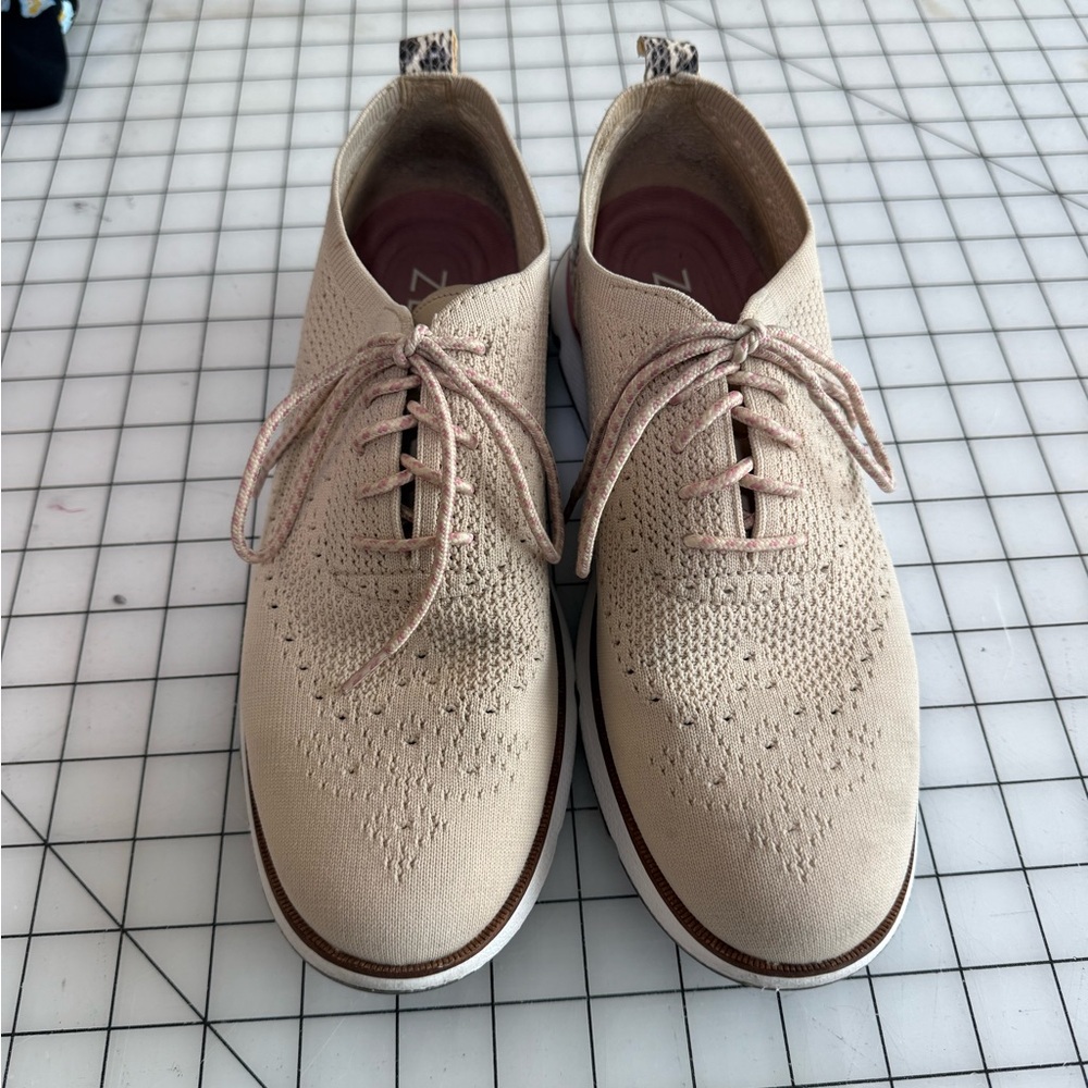 Cole Haan Zero Grand knit and vegan snakeskin sneakers size 9